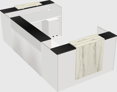 Reception desk u-shape