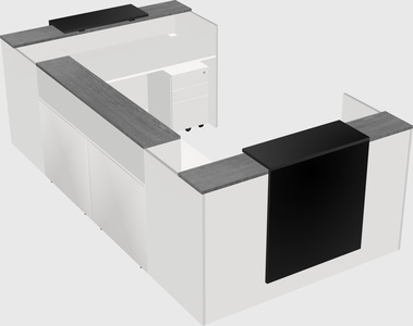 Reception desk u-shape