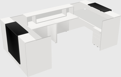 Reception desk u-shape