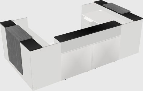 Reception desk u-shape