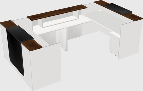 Reception desk u-shape