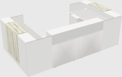 Reception desk u-shape