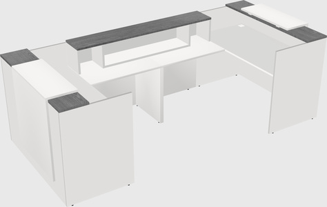 Reception desk u-shape