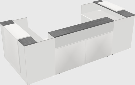 Reception desk u-shape