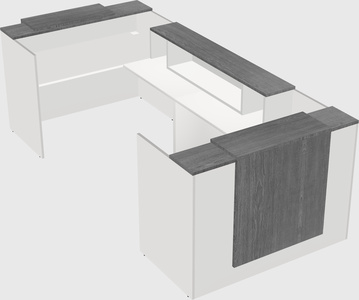 Reception desk u-shape