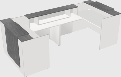Reception desk u-shape