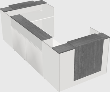 Reception desk u-shape