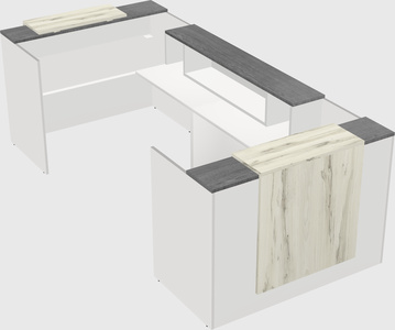 Reception desk u-shape