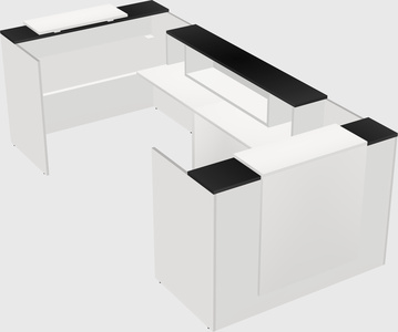 Reception desk u-shape