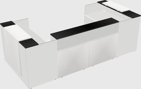Reception desk u-shape