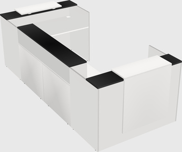 Reception desk u-shape