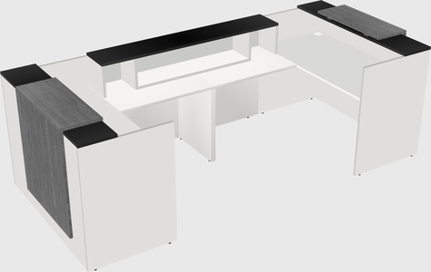 Reception desk u-shape