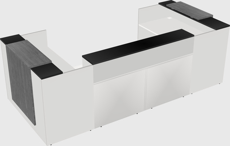 Reception desk u-shape