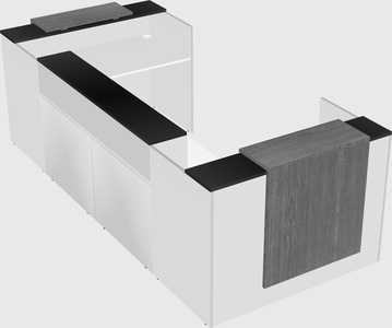 Reception desk u-shape