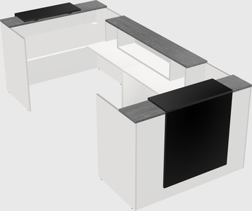 Reception desk u-shape