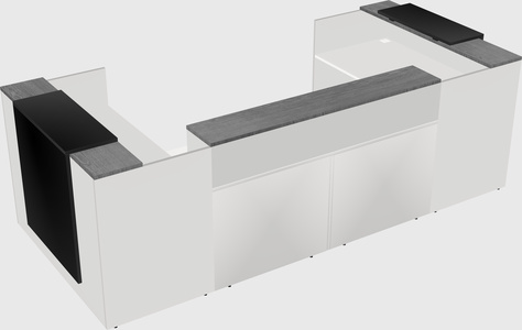 Reception desk u-shape