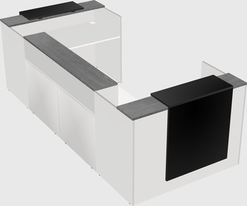 Reception desk u-shape