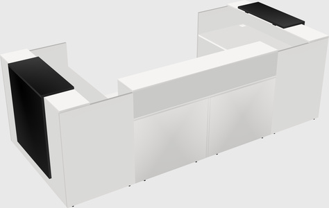 Reception desk u-shape