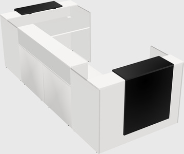 Reception desk u-shape