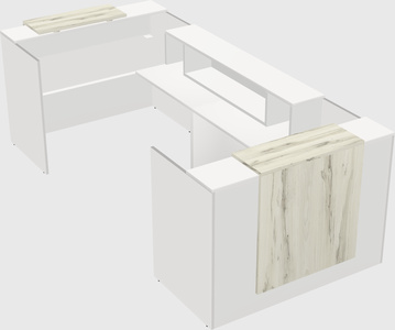 Reception desk u-shape