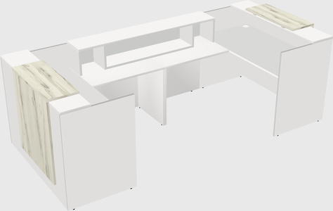 Reception desk u-shape