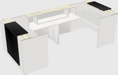 Reception desk u-shape