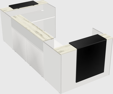 Reception desk u-shape