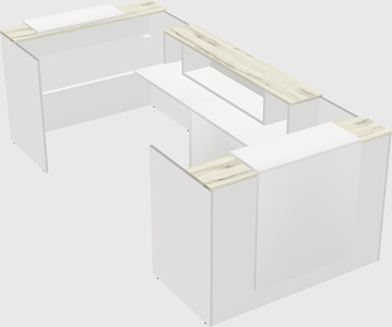 Reception desk u-shape