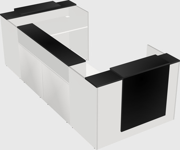 Reception desk u-shape
