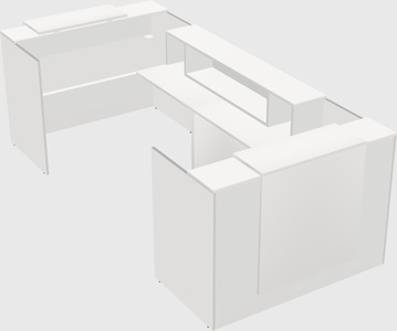 Reception desk u-shape