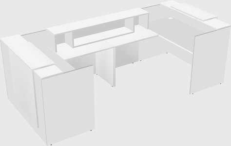 Reception desk u-shape