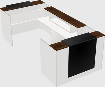 Reception desk u-shape