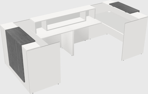Reception desk u-shape