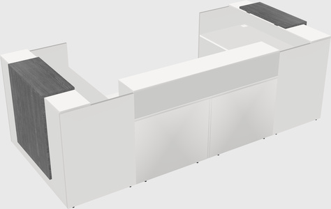 Reception desk u-shape