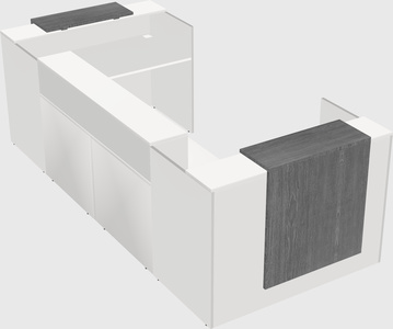Reception desk u-shape
