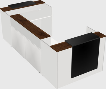 Reception desk u-shape