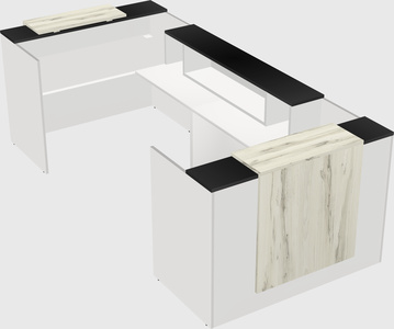 Reception desk u-shape