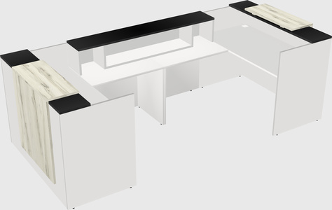 Reception desk u-shape