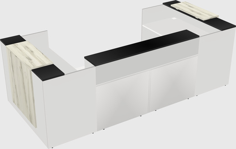Reception desk u-shape