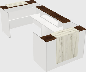 Reception desk u-shape
