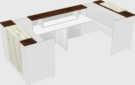 Reception desk u-shape