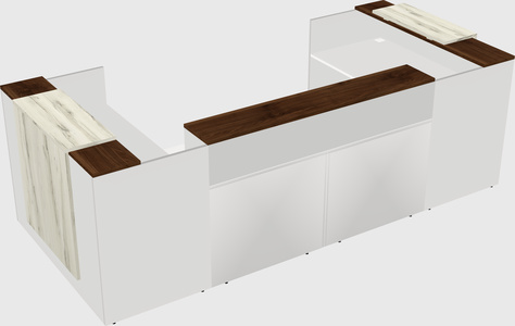 Reception desk u-shape