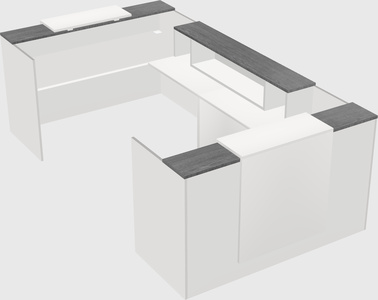 Reception desk u-shape