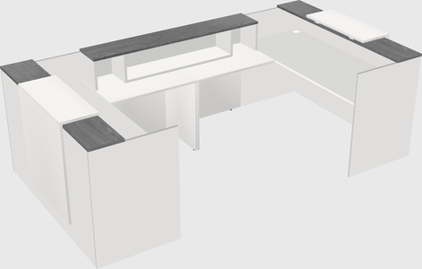 Reception desk u-shape