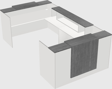 Reception desk u-shape