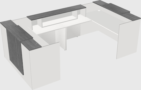 Reception desk u-shape