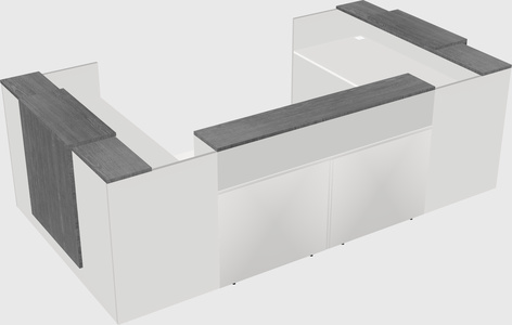 Reception desk u-shape