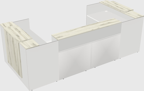 Reception desk u-shape