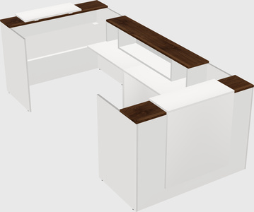 Reception desk u-shape