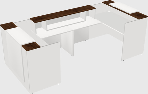 Reception desk u-shape